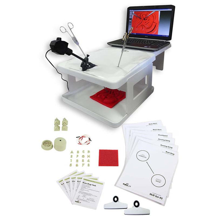 LapTrainer with SimuVision with APDS Basic Laparoscopic Skill Set