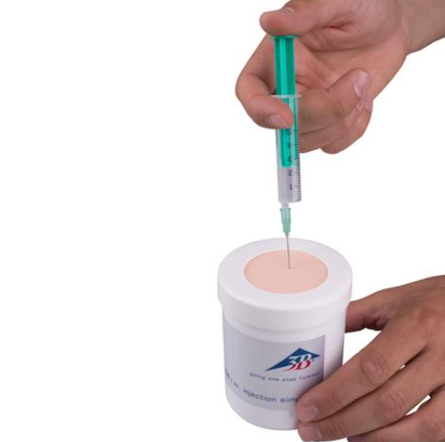 Intramuscular Injection Simulator, Light Skin