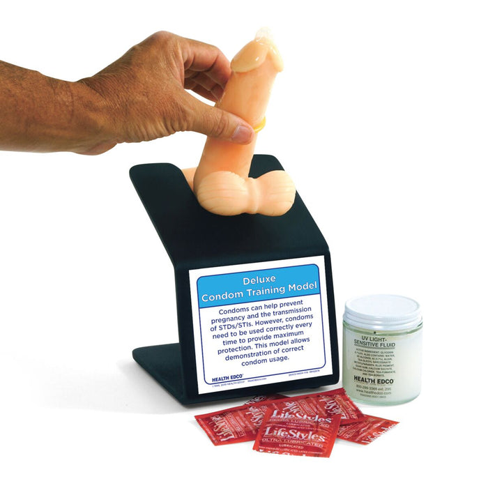 Deluxe Circumcised Condom Training Model, Light