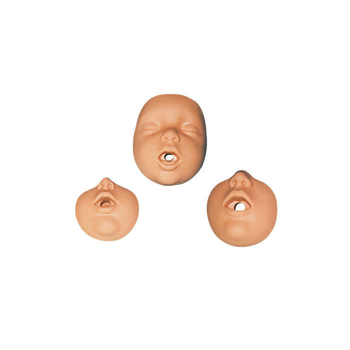 Mouth/nose pieces for resuscitation manikin