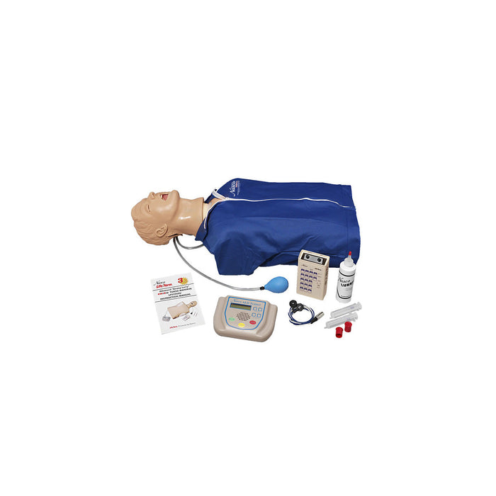 Advanced “Airway Larry” Torso with Defibrillation Features, ECG Simulation, and AED Training