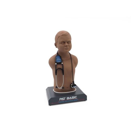 Image 3 - PAT BASIC® - AFFORDABLE PEDIATRIC AUSCULTATION MANIKIN WITH LAPTOP, DARK SKIN TONE