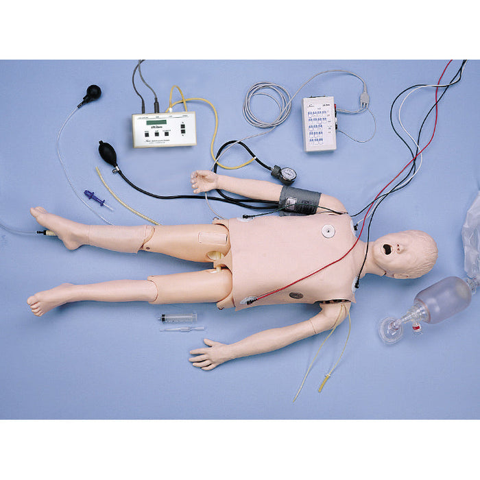 Child Crisis Manikin With Interactive Ecg Simulator