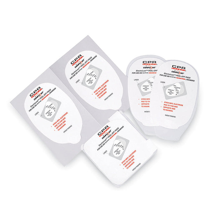 Meditronic Physio-Control Style Peel Off Pads For Foam Manikins