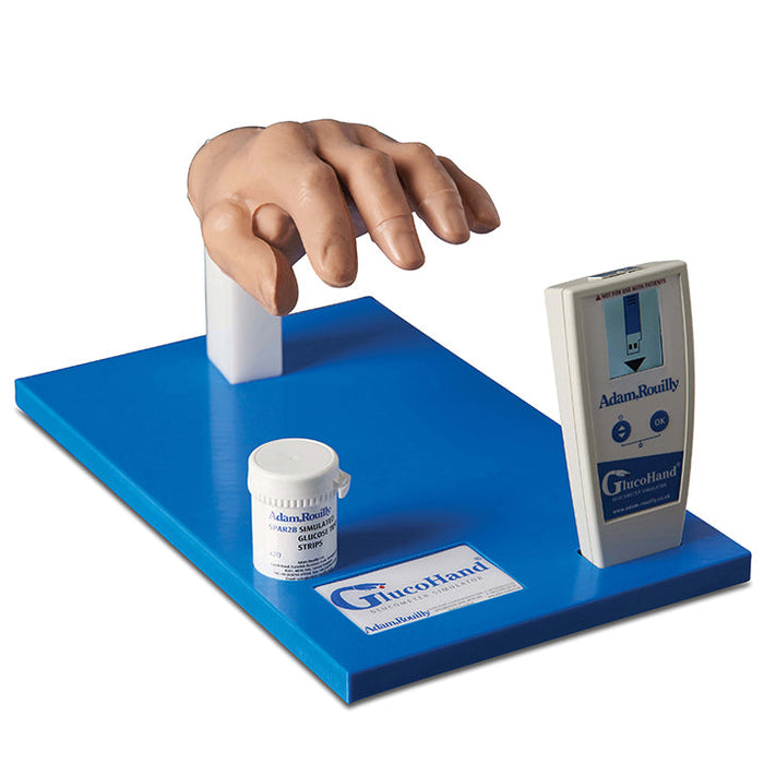 Glucohand® - Digital Glucometer Simulator, White