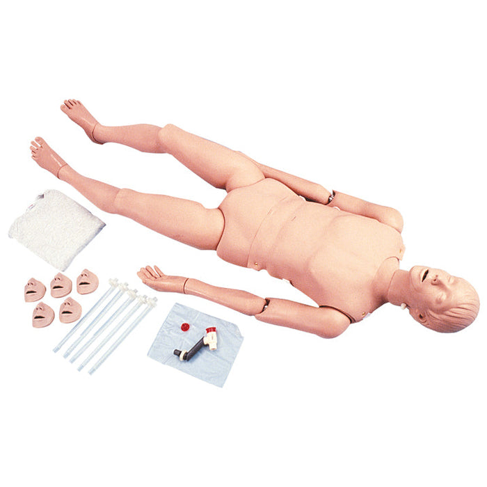 Full Bodied Cpr/Trauma Manikin, White