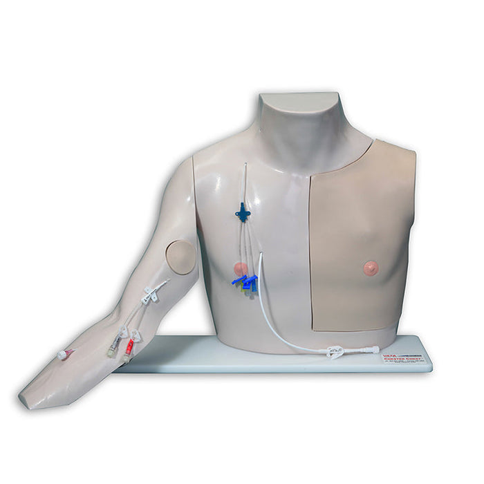 Chester Chest Model With Advanced Arm And Peripheral Port, White And Carrying Case