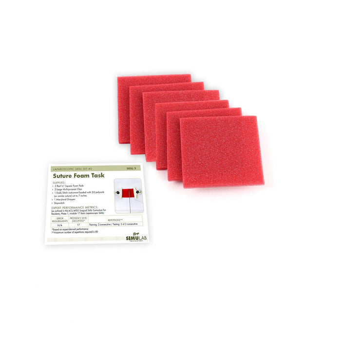 Suture Foam Task (6-pack)