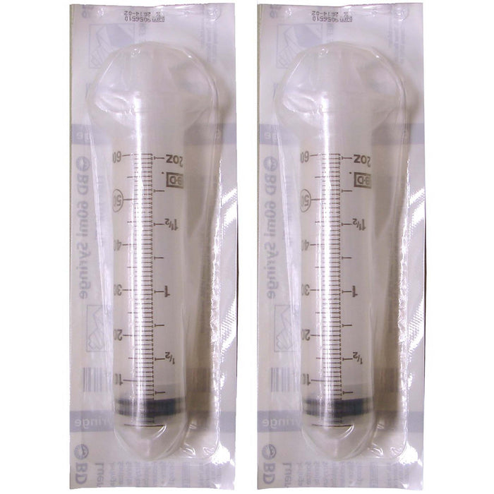 Luer Lock Syringe (2-pack)